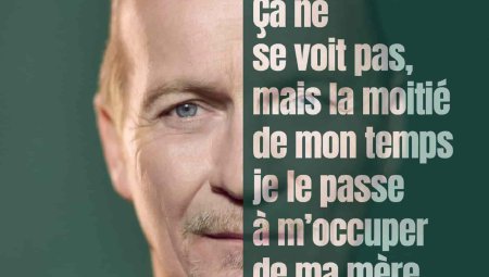 "Ca ne se vout pas, mais la moitié de mon temps je le passe à m'occuper de ma mère"