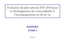 Rapport IGAS « Évaluation du Plan National 2015-2018 pour le développement des soins palliatifs et l&#039;accompagnement en fin de vie »