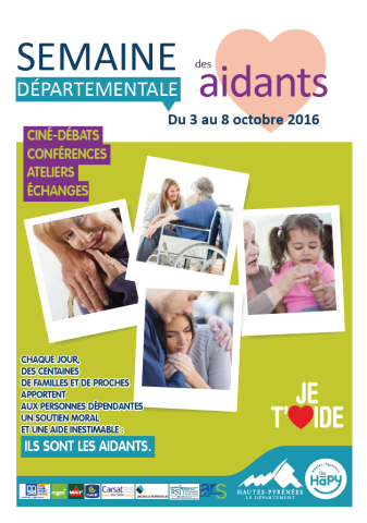 Programme et bilan de la semaine départementale des aidants 2016